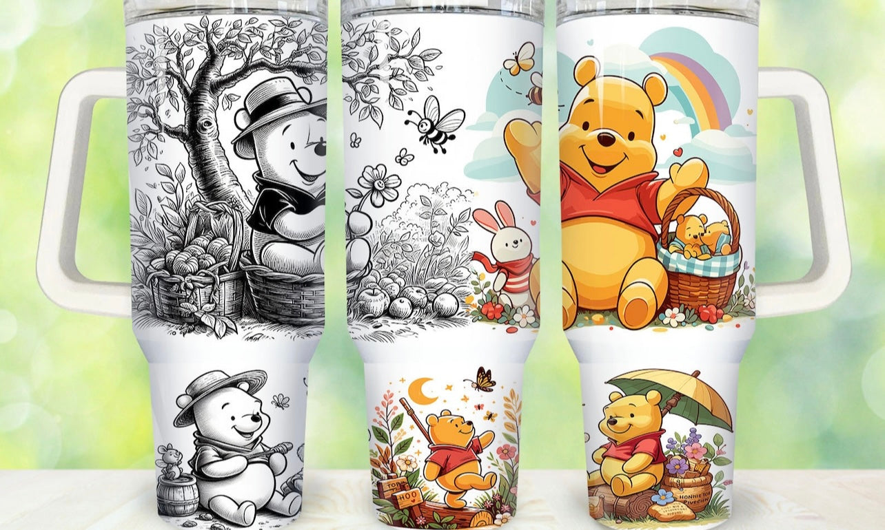 Pooh New vs Old 40oz Dupe Tumbler