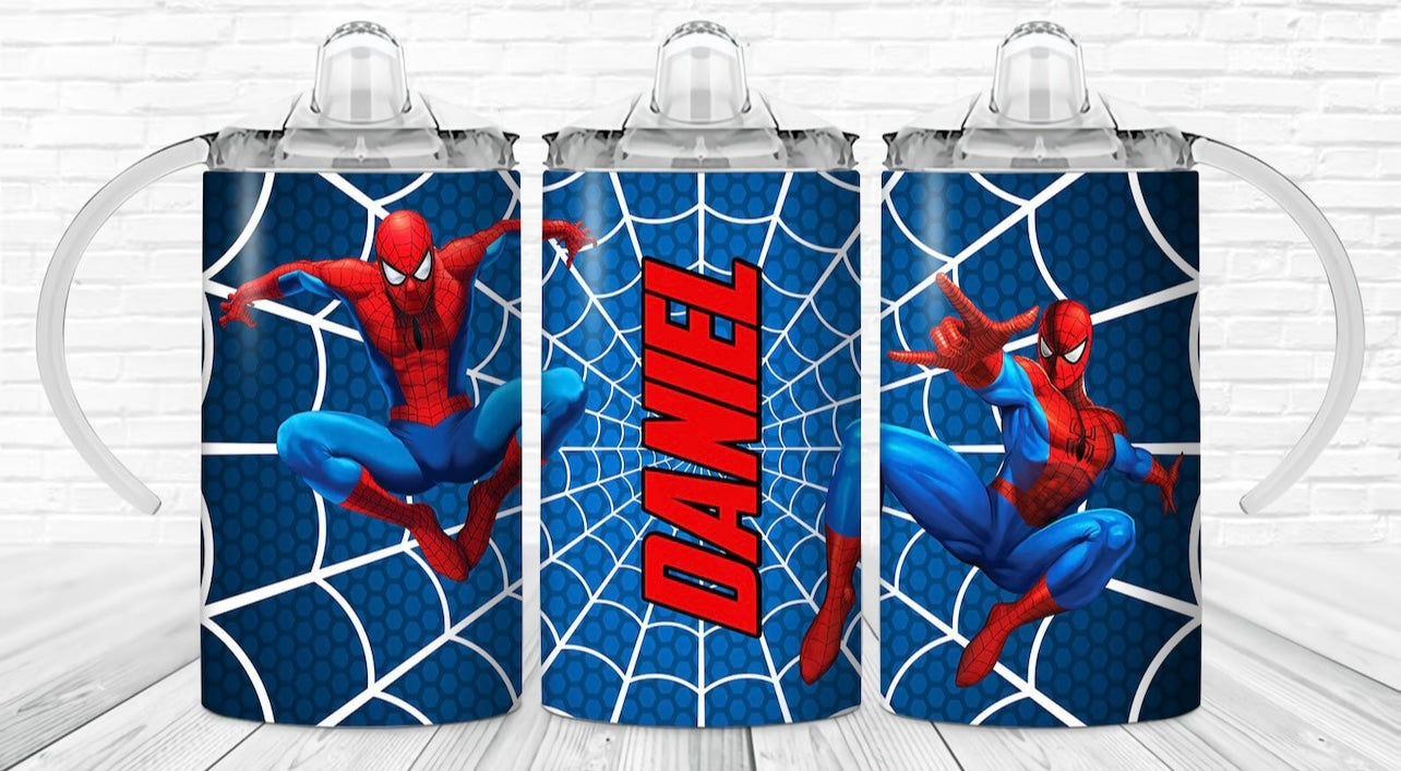 Blue Spiderman 12oz 2-in-1 Sippy Cup