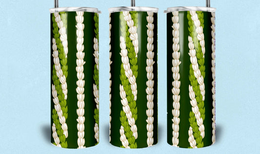 Pikake & Pakalana Twist Lei 20oz Tumbler