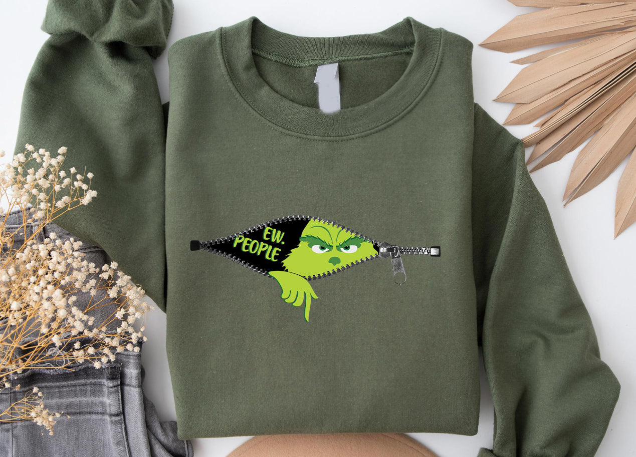 “Ew People” Grinchmas Sweater