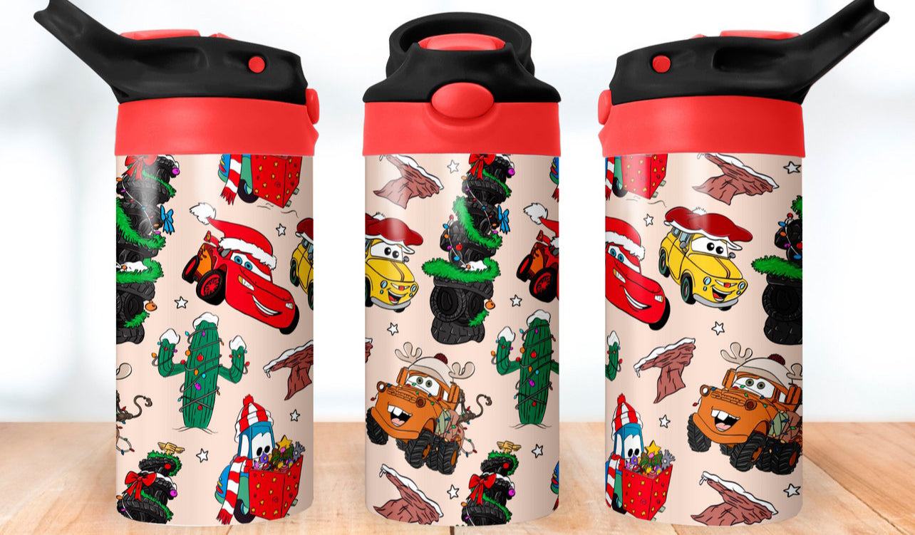 Cars Christmas 12oz Tumbler