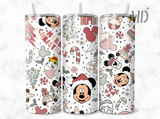 Magical Mouse & Duck Christmas 20oz Tumbler