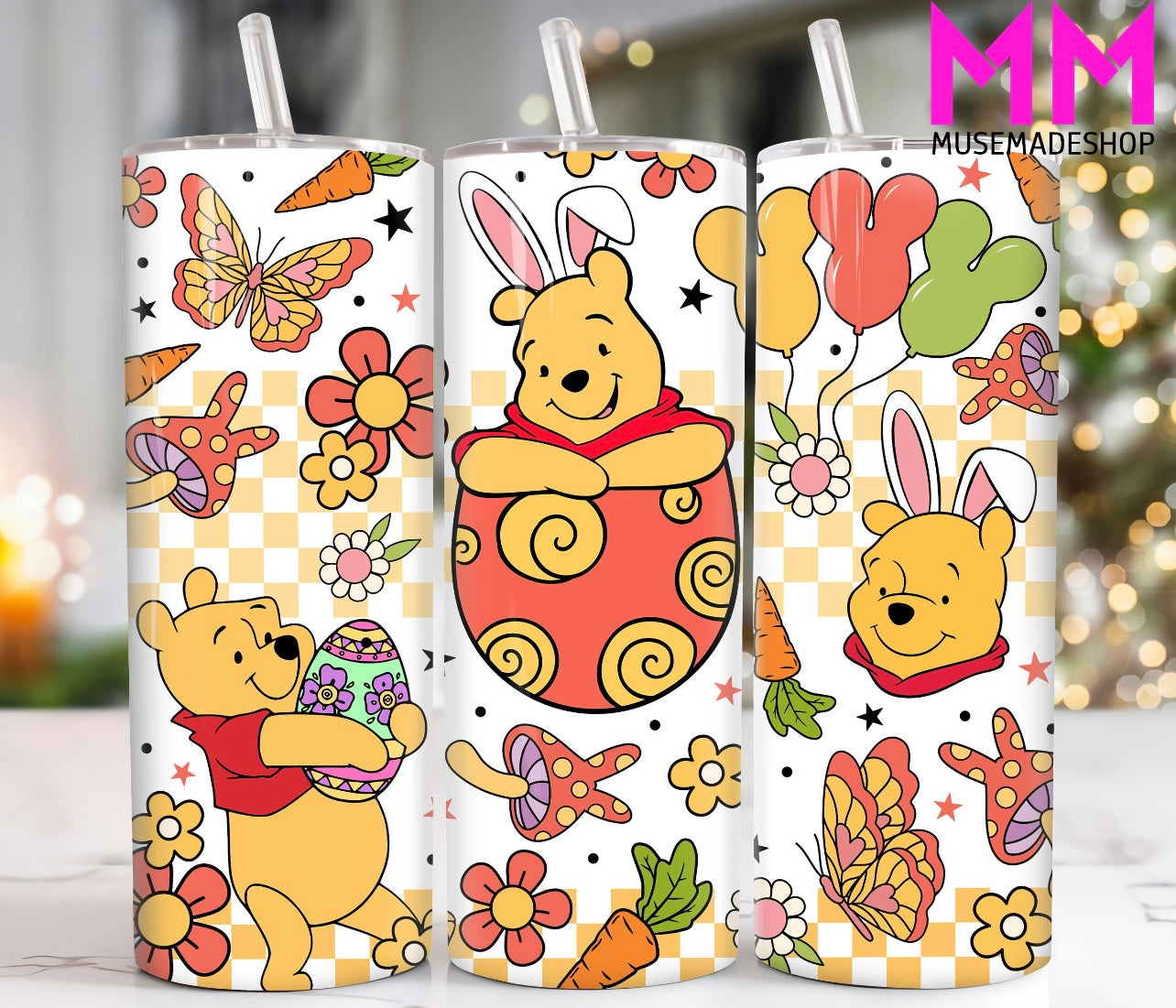 Pooh Easter 20oz Tumbler