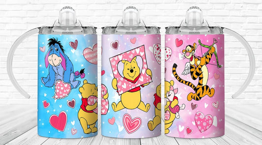 Pooh Valentines 12oz 2-in-1 Sippy Cup