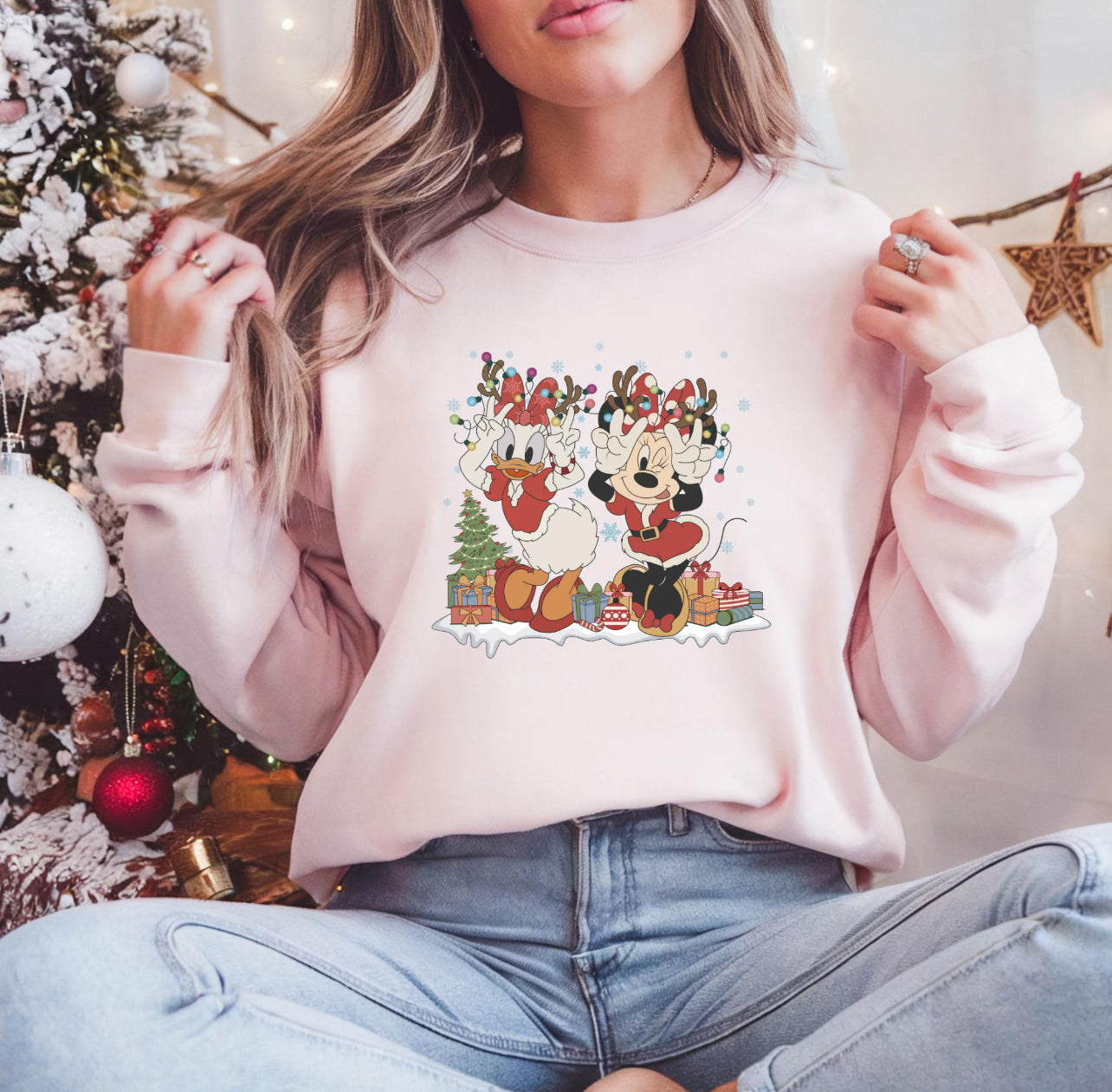 Daisy & Minnie Christmas Sweater